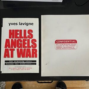 Hells Angels At War - White and Red Cover Book